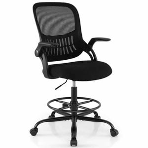 Costway Swivel Mesh Task Chair Adjustable Desk Armchair Footrest Office