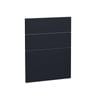 Kaboodle 600mm Midnight Plum Modern 3 Drawer Panels