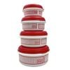 4pc Container Kitchen Food Storage Set Assorted 360Ml/750Ml/1.25L/2L
