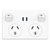 Jackson White USB-C x 2 PD30W Double Powerpoint