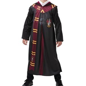 Harry PotterGryffindor Child Deluxe Robe Hood Emblem Velcro - Red