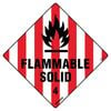 Pinnacle 270 x 270mm Metal Flammable Solid 4 Sign 