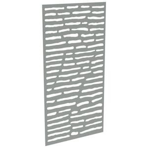 ProtectorAl 300 - 1200 x 1201 - 2400mm Palladium Silver Slate Unframed Solid Aluminium Decorative Panel 