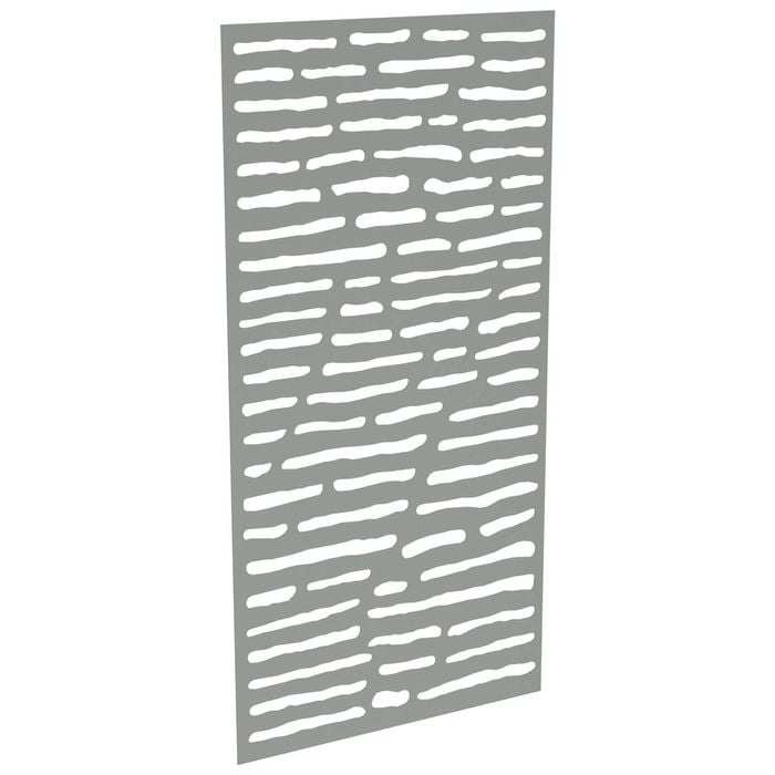ProtectorAl 300 - 1200 x 1201 - 2400mm Palladium Silver Slate Unframed Solid Aluminium Decorative Panel 