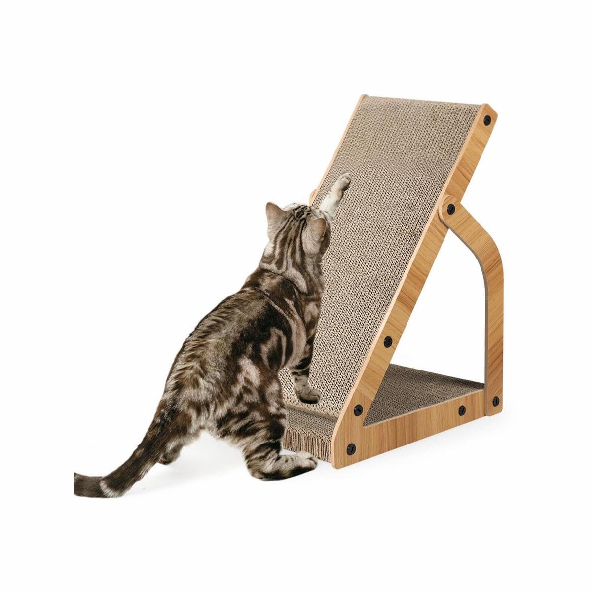 PaWz Cat Scratcher Scratching Board Corrugated Cardboard Scratch Bed ...