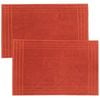 Combed Cotton Bath Mats Set Soft Absorbent Bathroom Mats Thick 900gsm No Lint