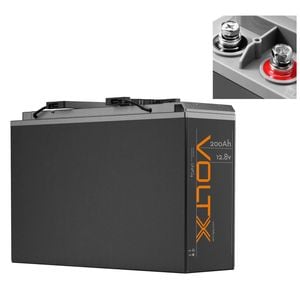 Voltx 12v 200ah Slim Lifepo4 Lithium Battery 2560wh – Rv, Caravan, Camping & Home Backup Power