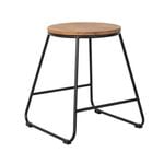 Marquee 400 x 400 x 450mm Black Coffee Stool