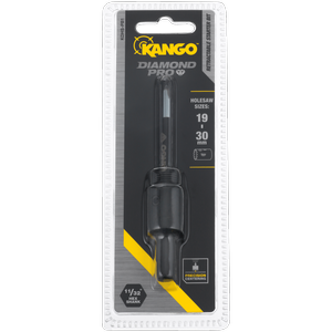 Kango 19‐30mm Diamond Holesaw Arbor with Retractable Starter Bit