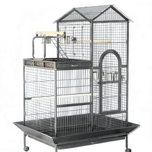 Yes4pets 160cm Xl Bird Cage Pet Parrot Aviary Perch Castor Wheels