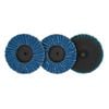 Josco 50mm 60 Grit Quick Change Zirconia Flap Discs - 3 Pack