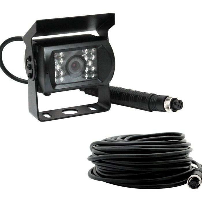 Elinz 4 PIN Heavy Duty 12V 24V CCD IR Reversing Camera 20M