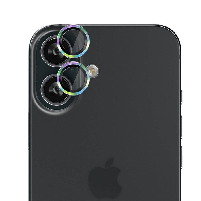EFM Camera Lens ArmourFor iPhone 16 / 16 Plus - Rainbow
