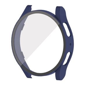 PC Full Cover Screen Glass Protector Shell Case - For Samsung Galaxy Watch 6th 44mm (Blue)