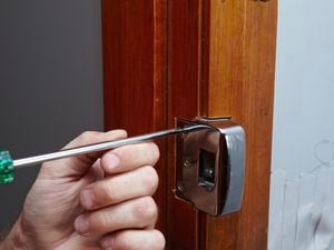 DIY Step Image - How to fix a door jamb . Blob storage upload.