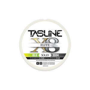 Tasline Elite White 300m Braid Fishing Line 16lb