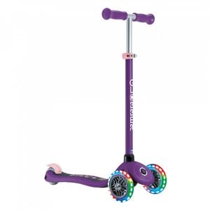 Globber Primo Kids Scooter W/lights Dark Purple