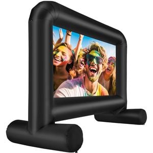 VEVOR 340x260cm Inflatable Movie Screen Black for Outdoor Parties Backyard Movie Night