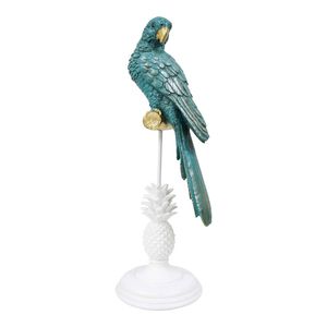 Resin/Metal 40.5cm King Parrot Majunga Home Decorative Tabletop Figurine Green