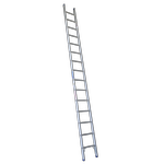 Indalex 4.9m 180kg Pro Series Industrial Aluminium Single Ladder
