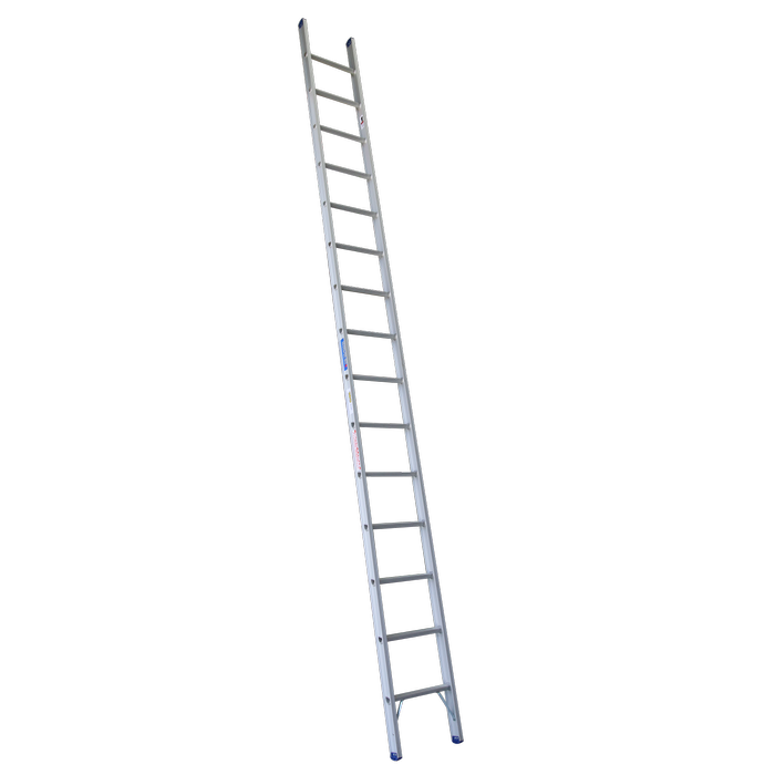 Indalex 4.9m 180kg Pro Series Industrial Aluminium Single Ladder
