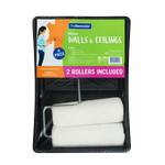 ProRenovator 180mm 4 Piece 2 Rollers Walls And Ceilings Roller Kit