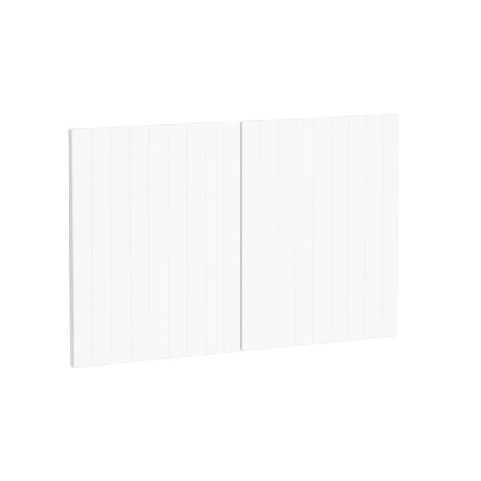 Kaboodle 900mm Nougat Truffle V-Groove Med Rangehood Doors - 2 Pack