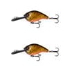 2x 13 Fishing 60mm Jabber Jaw Deep Crankbait Fishing Lures - Goldilocks