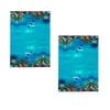 Ashdene Set of 2 Playful Dolphins Cotton Kitchen Tea Towels 50 x 70 cm Reef Exploring