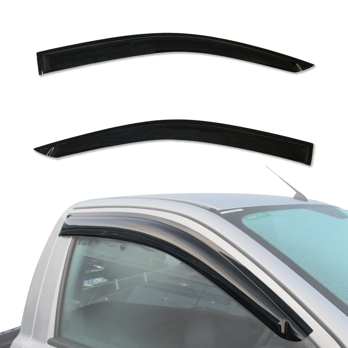 AUSGO Weather Shields for Ford Ranger PX PX2 PX3 Single Cab 2011-2022 ...