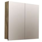 Forme 750mm Walnut Logan 2 Door Shaving Cabinet