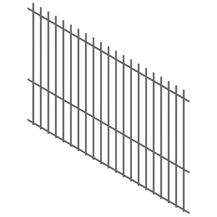 ProtectorAl 1201-2400W x 1800H Monument Radiator Pool Fence Panel Raked 16-30º