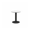Olg Disc Coffee Table White Frame White Top 900mm Square