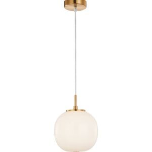 CLA Lighting Pino Interior Opal Matt Mirror Finish Glass Round Pendant Light