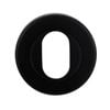 Lockwood 55mm Matt Black Oval Cylinder Velocity Escutcheon