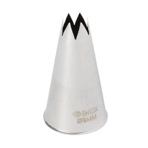 Schneider Stainless Steel Star Nozzle One Piece Piping Tube 9mm Baking Pastry Cake Decorating