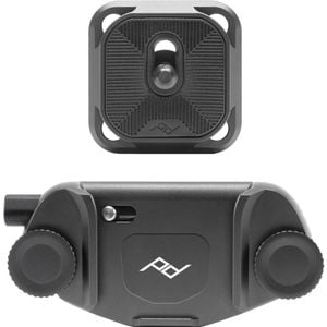 Peak Design Capture Camera Clip (v3) - Black - with Standard Plate