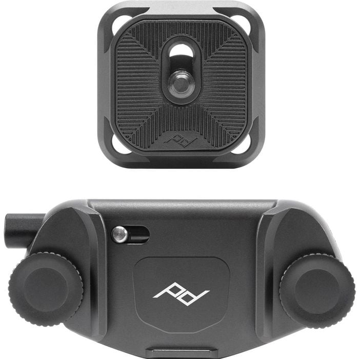 Peak Design Capture Camera Clip (v3) - Black - with Standard Plate
