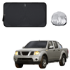 Front Windscreen Sun Shade for Nissan Navara Dual Cab 2005 - 2014 (D40 ST/STX) - Standard 150 x 85 cm - Black