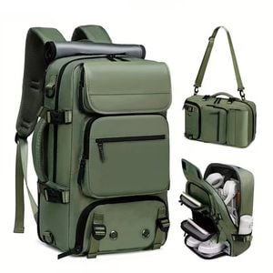 NNETM 35L Laptop Travel Backpack with Shoe Compartment