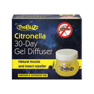 The Buzz Citronella 30-Day Gel Diffuser