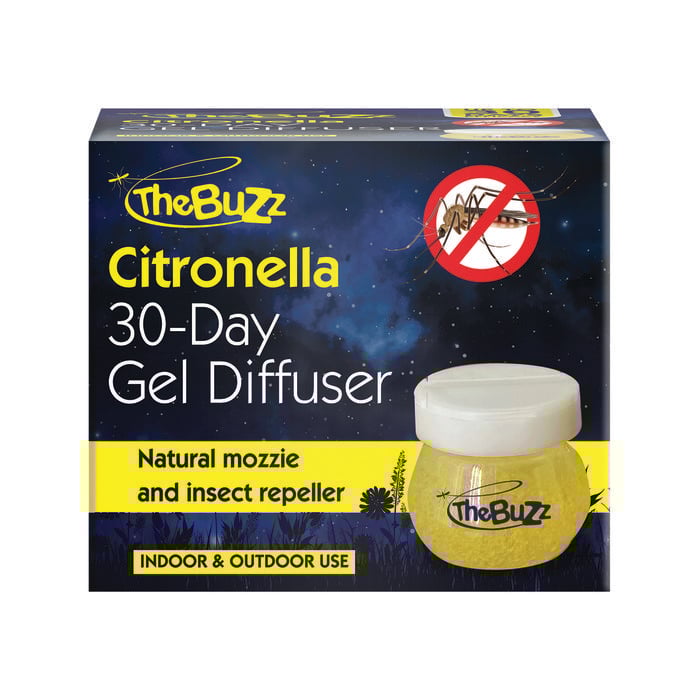 The Buzz Citronella 30-Day Gel Diffuser