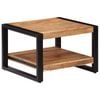 vidaXL Solid Acacia Wood Coffee Table 60cm Home Tea Stand Side Couch Table