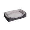 Happy Tails Grey Lounger Bed - Medium