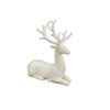 P&P White Plastic Christmas Reindeer Tabletop Ornament Holiday Decor Accent Displays