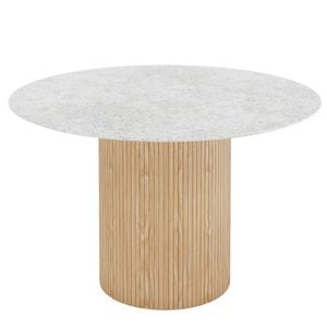 Modern Furniture BLANCHE Dining Table 120cm - Terrazzo Stone