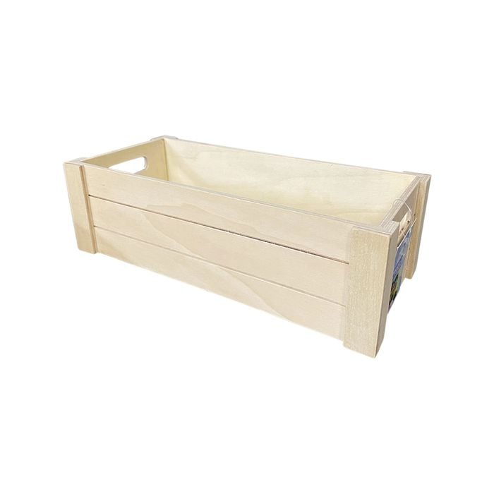Crafted 26 x 11 x 8cm Plywood Crate