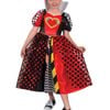 Queen Of Hearts Deluxe Girls Alice In Wonderland Costume - 3-5