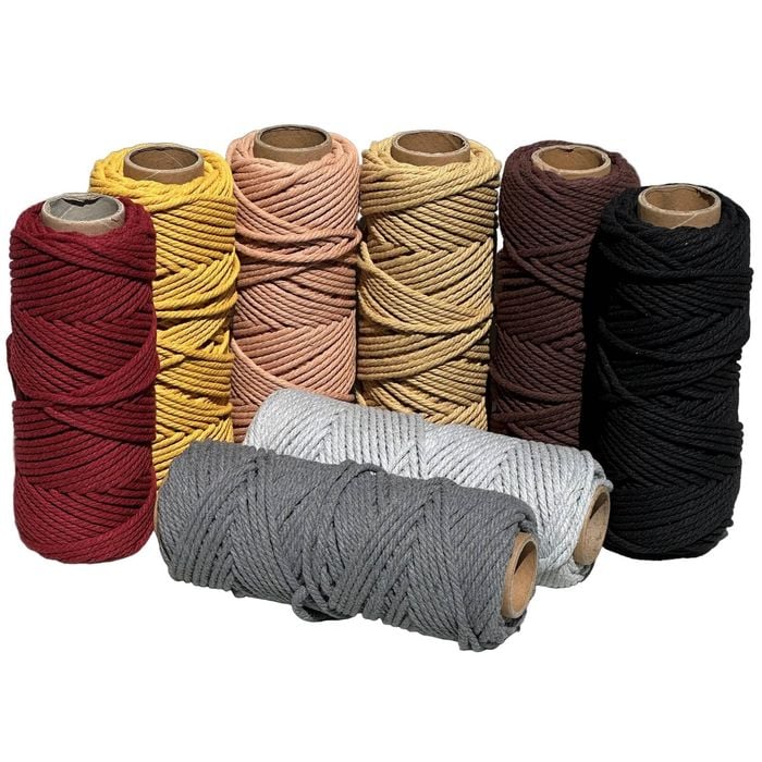 Harry & Wilma 4mm Macrame Cord Earth Tones Bundle 8 Rolls