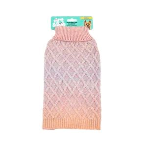 Art & Bob 30cm Rainbow Small Diamond Knitted Dog Jumper